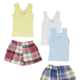 Boys Tank Tops and Boxer Shorts